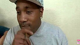 black babe in stockings getting smashed by big cock guy