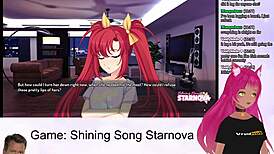 Vtuber Lewdneko Plays Shining Song Starnova Aki Route Part 2