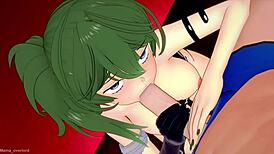 abel esta muy caliente y quiere coger no frieren in hentai style