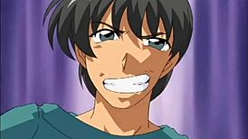 anime teen 18+ sex orgy with busty slut spit roast