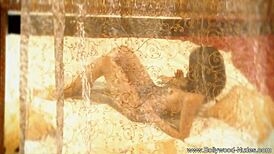 Beautiful Indian Brunette Teases with Slow Striptease Dance