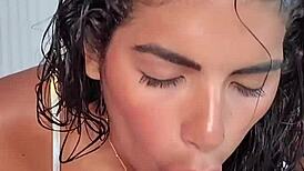 Hot Dildo Blowjob And Handjob Talking Dirty In Spanish - Sheila Ortega