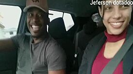 I gave her a ride and she thanked me with a blowjob, karen oliver