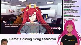 Vtuber Lewdneko Plays Shining Song Starnova Aki Route Part 2