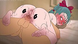 Piplup Slams Bulma’s Butt in Pokemon Dragon Ball Hentai Sex