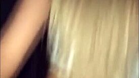 Real amateur blonde bent over in doggystyle