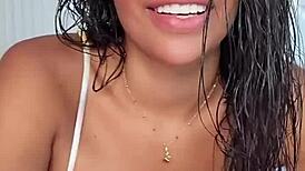 Hot Dildo Blowjob And Handjob Talking Dirty In Spanish - Sheila Ortega