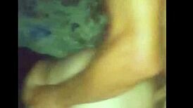 He thrusts deep and creampies the naughty housewife in homemade video