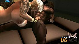 Big Booty Tushi Graham Bent Over Doggystyle Fucking