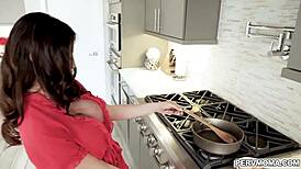 Stepmom Had Her Breasts Out While Sucking