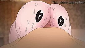 Piplup Slams Bulma’s Butt in Pokemon Dragon Ball Hentai Sex