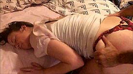 Sexy European MILF In White Dress And Panties Gets Pounded?