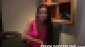 Put on this sissy dress now! Ready for some kinky femdom play?