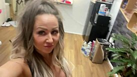 Behind The Scenes With European MILF Squirting And Ass Play Compilation