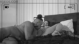 Behind scenes with hot brunette's huge ass 😍