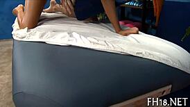 sexy 18 year old enjoys intense connection