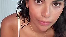 Hot Dildo Blowjob And Handjob Talking Dirty In Spanish - Sheila Ortega