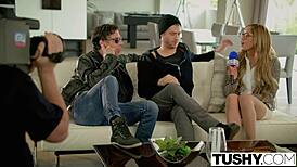 yo, chloe amour just tried double penetration with tushy