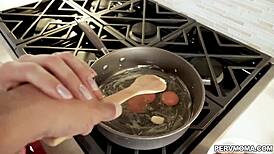 Stepmom Had Her Breasts Out While Sucking