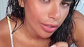 Hot Dildo Blowjob And Handjob Talking Dirty In Spanish - Sheila Ortega