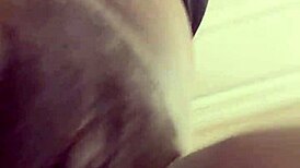 Tgirlsexy Ebony Tgirl Masturbates With Dildo And Toys.