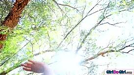 teen janice griffith orgasms from ass toy 😍