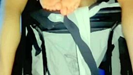 my cute girlfriend's horny while parents sleep 😏