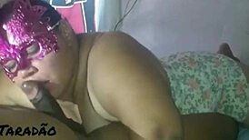 Mature latina performs deep throat muff diving