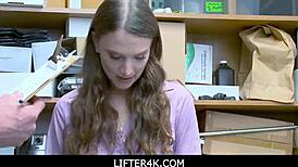 Lifter4k - LP Officer Mike Mancini Doggy Fucks Izzy Lush's Tight Pussy from Behind