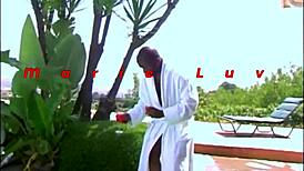 Marie Luv Shows Off Her Tits, Ass, And Pussy