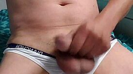 gay boy masturbating in underwear 😏