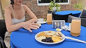 My neighbor finally said yes to screwing in my apartment