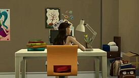 Stepmom with Big Tits and Ass Catches Me Masturbating, Takes My Virginity While Dad Works