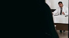 yo, latina apolonia lapiedra getting wild with doctor in hospital doggystyle action, damn!