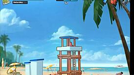 Hey, those college babes are moaning and kissing naked outdoors, spinning the bottle for a big dick cumshot