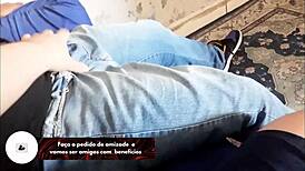 Brother Sucks Hetero Friend's Big Cock Then Gets Fucked