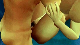 I felt the edge during waterfall sex and came inside