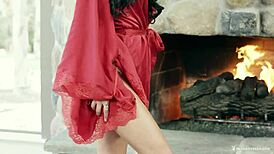 uh, barbara desiree flirtin’ by the fireside, ya know?