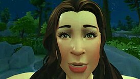 I felt the edge during waterfall sex and came inside