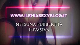 Italiana gata dando instruções de punheta ASMR