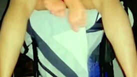 my cute girlfriend's horny while parents sleep 😏