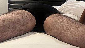 oiled big ass gets worshipped with anal fingering and masturbation