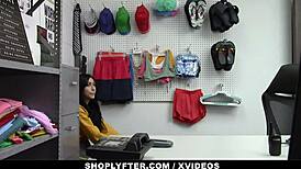 shoplyfter judy jolie caught stealing