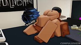 He has an awesome crib