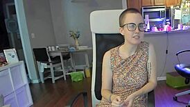 Spy cam caught my top fetish - small penis humiliation