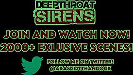 tender ally brooks, her mascara running, gives a deepthroat blowjob to a monster cock before lunch.