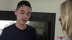 Stepmom Katie Morgan Gets Face Creamed In Doggy