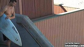 rusty and steve are tall muscular beach hotties