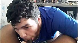 Brother Sucks Hetero Friend's Big Cock Then Gets Fucked