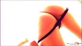 After licking her shaved pussy, he roughly pummels skinny brunette with monster cock in missionary